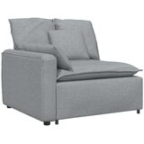  Modularna sofa s podnožjem i jastucima, tkanina, svijetlo siva | shoptok.hr