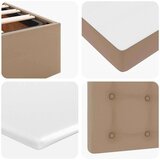 vidaXL okvir kreveta s madracem cappuccina 90x200cm umjetna koža | shoptok.hr