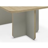 Marckeric Svetlo zelena/v naravni barvi mizica 56x100 cm Hillary – | Shoptok.si