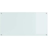  Kuhinjski zid Bijelo 120 x 60 cm Staklo otporno na udarce | Shoptok.si