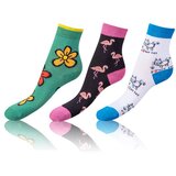Bellinda crazy kids socks 3x - kids crazy socks 3 pairs - white - green - black | ePonuda.com