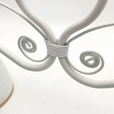  Luster na lancu RETRO 2xE27/60W/230V u mat beloj boji | Eponuda.com