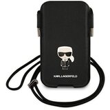 Karl Lagerfeld torbica za mobilni telefon, karl 3D saffiano black, (20689662) Cene