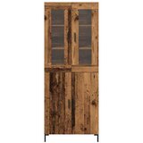  Highboard 2 pcs Staro drvo 69,5 x 34 x 180 cm Konstruirano drvo | shoptok.hr