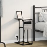 vidaXL Noćni ormarić Sivi hrast sonoma 41.5 x 26 x 60.5 cm | shoptok.hr