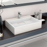 Umivaonik od lijevanih minerala/mramora 100 x 46 x 11 cm bijeli Cijene