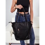 Resti Aurora Maxima Milano Shopper Bag A4 made of ecological leather black elegant | shoptok.hr