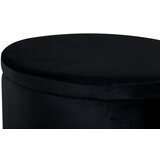 Venture Home puf s prostorom za pohranu Dunken ⌀51 cm, crna | shoptok.hr