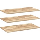 vidaXL Plutajuće police 3 kom 60x40x2 cm od neobrađenog drva bagrema | shoptok.hr