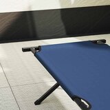  Sklopivi kamperski krevet 2 pcs Plava 210 x 80 x 46 cm | shoptok.hr