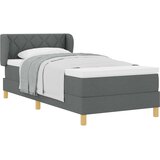  s opruga kutije Tamno siva 100 x 200 cm tkanina | shoptok.hr