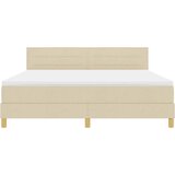  Krevet s opruga kutije s jastukom Krema 180 x 200 cm tkanina | shoptok.hr
