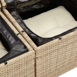 vidaXL 7-dijelni set vrtnih sofa od poliratana s jastucima bež | shoptok.hr