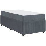  Krevetna konstrukcija Tamno siva 90 x 190 cm tkanina | shoptok.hr
