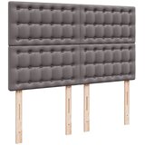  s oprugama i madracem sivi 140x200 cm od umjetne kože | shoptok.hr