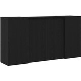  Recepcijski stol crni hrast 200x50x103 5 cm konstruiranog drva | shoptok.hr
