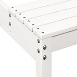  Stol za piknik bijeli 160 x 134 x 75 cm od masivne borovine | shoptok.hr