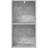 Ormarić za knjige s 2 razine boja betona 40x30x76,5 cm drveni | Eponuda.com