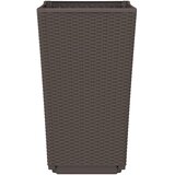  Vrtne sadilice 4 kom smeđe 32,5 x 32,5 x 57 cm od PP-a | Eponuda.com