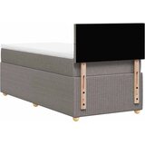  Krevet s oprugama i madracem smeđesivi 80x200 cm od tkanine | shoptok.hr