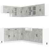  11-dijelni set kuhinjskih ormarića Kalmar konstruiranog drva | shoptok.hr