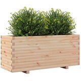  Vrtno cvetlično korito 110x40x49,5 cm trdna borovina | Shoptok.si