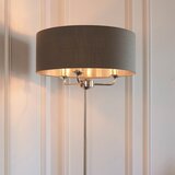  Endon 94378 - Stojeća lampa HIGHCLERE 1xE14/40W/230V siva/sjajni hrom | Eponuda.com