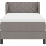  Boxspring krevet s madracem Sivo-smeđa 90 x 190 cm tkanina | shoptok.hr