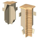 Egger Notranji vogalnik Cubical (Hrast Cappuccino, 2 kos) Cene