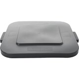 Rubbermaid Pokrov BRUTE®, primeren za živila, za 105-l vsebnik, siva | Shoptok.si