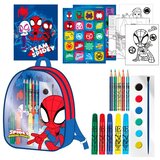 Spiderman ranac dečji sa setom za bojenje pk5 spidey 2700001590 crveno-plavi Cene