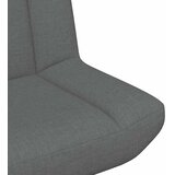 Stolica na kotačiće Tamnosiva 63 x 75 x 76 cm tkanina | shoptok.hr