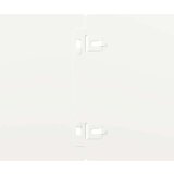 vidaXL Robniki za trato 10 kosov Bela 15x103 cm Hladno valjano jeklo | Shoptok.si
