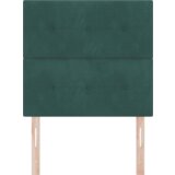  LED Uzglavlje Tamnozeleno 80 cm Baršun | shoptok.hr