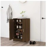  Omarica za čevlje rjav hrast 60x35x92 cm konstruiran les | Shoptok.si
