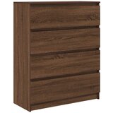 vidaXL Komoda rjav hrast 80x35x99 cm inženirski les, (21830553) | Shoptok.si
