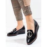 W. POTOCKI Black Potocki women's shoes on a low wedge | shoptok.hr