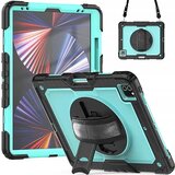JTech Ohišje za iPad Pro 4/5 12,9" s stojalom in naramnico Turquoise, (22025468) | Shoptok.si