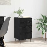  Kreveta Crni hrast 40 x 35 x 70 cm Obrađeno drvo i čelik | shoptok.hr