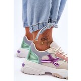 Boto Women's Lace-up Sneakers Beige-green Cortes | shoptok.hr