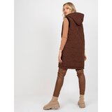 RUE PARIS Vest-AP-KZ-RP02.95P-dark brown | shoptok.hr