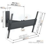 Vogels TVM1623 stenska TV konzola 40-77" | Shoptok.si