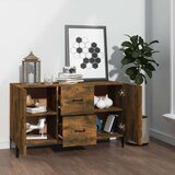  Komoda dimljeni hrast 100x36x60 cm inženirski les, (20600754) | Shoptok.si