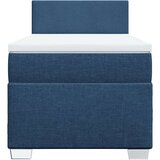  Krevet s oprugama i madracem plavi 80x200 cm od tkanine | shoptok.hr