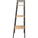  Samostojeće police s 3 razine svjetlosmeđe i crne 56x35x108 cm | shoptok.hr