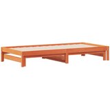  Dnevni krevet na razvlačenje voštano smeđi 90x190 cm | shoptok.hr