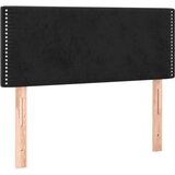  Box spring postelja z vzmetnico LED črna 90x190 cm žamet, (20726983) | Shoptok.si