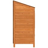  Vrtno spremište smeđe 55 x 52 x 112 cm od masivne jelovine | shoptok.hr
