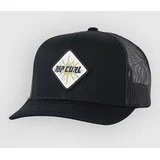 Custom Badge Trucker Cap black