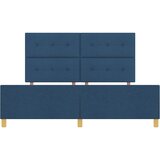  Krevetna konstrukcija s uzglavljem Plava 180 x 200 cm tkanina | shoptok.hr